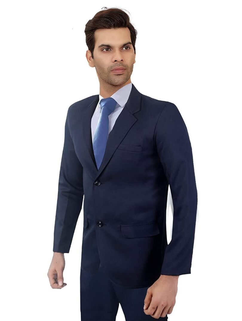 Two Button Blazer Stylish Blazer Formal Blazer Coat for Men - Image 2