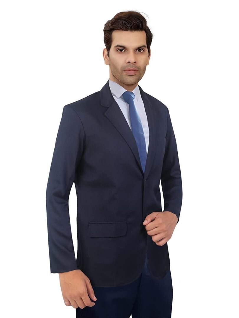 Two Button Blazer Stylish Blazer Formal Blazer Coat for Men - Image 3