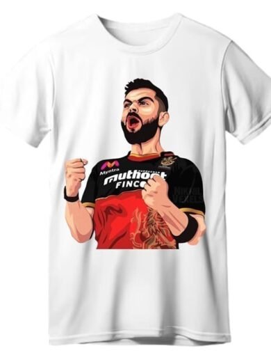 MOT Virat kohli Graphic Printed T-Shirt Summer Casual Men's and Women's T Shirt