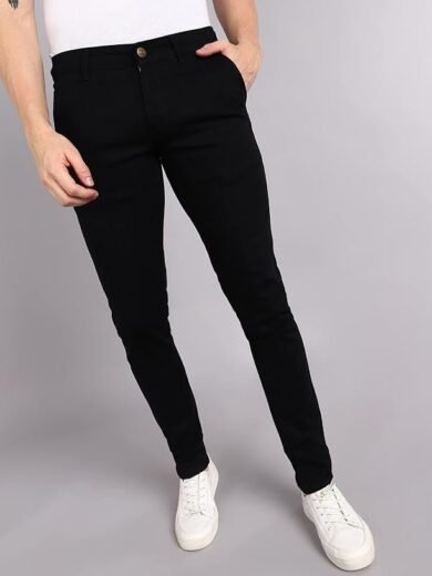 Urbano Fashion Men's Slim Fit Washed Jeans Stretchable - Image 2