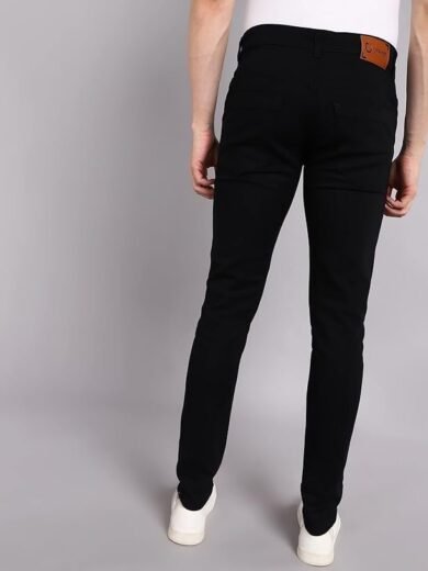 Urbano Fashion Men's Slim Fit Washed Jeans Stretchable - Image 4