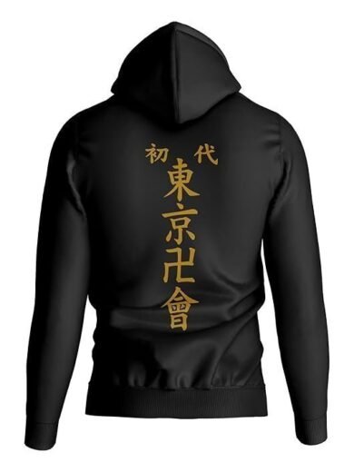 crazymonk Tokyo Revengers Tokyo Manji Uniform Unisex Anime Hoodie - Image 3